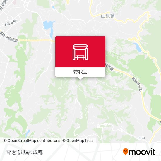 雷达通讯站地图