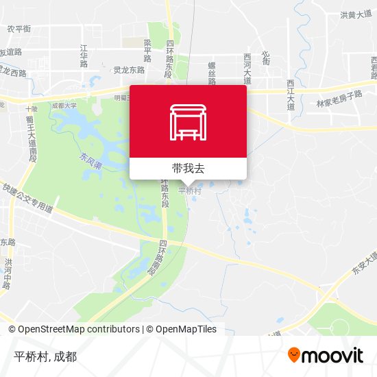 平桥村地图