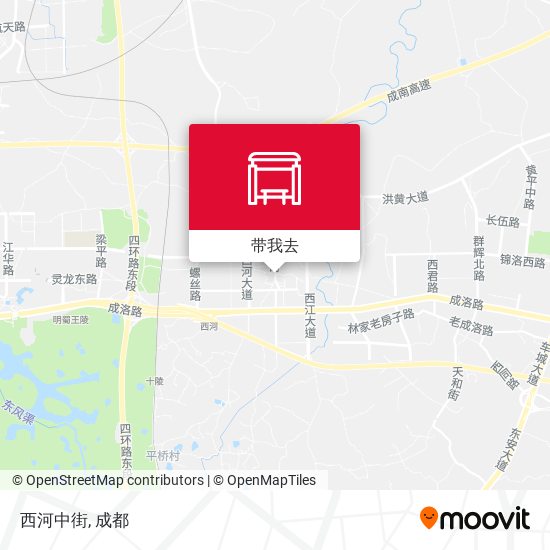 西河中街地图
