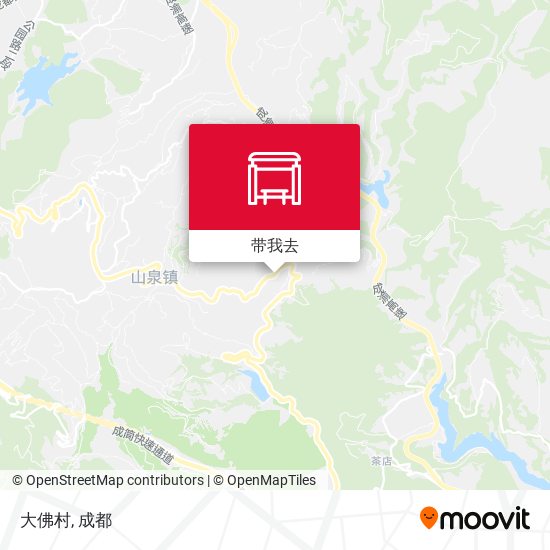 大佛村地图