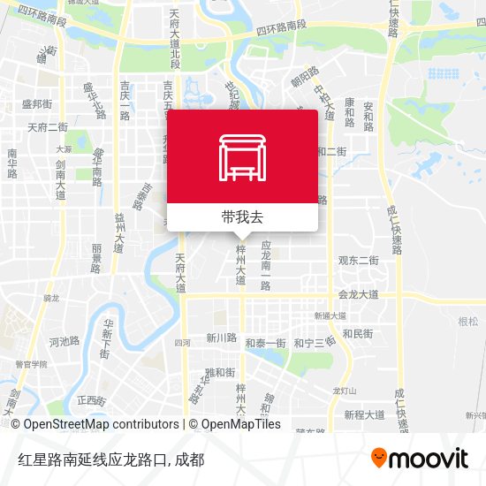 红星路南延线应龙路口地图