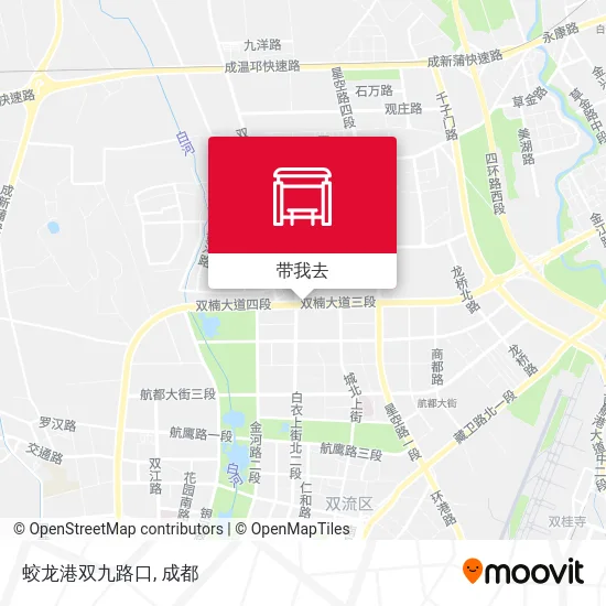 蛟龙港双九路口地图
