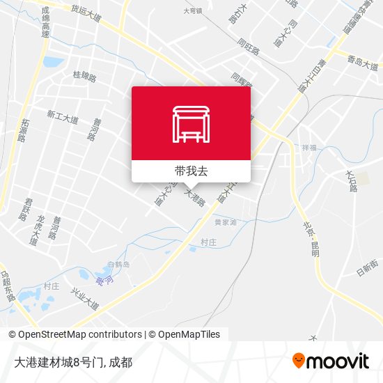 大港建材城8号门地图