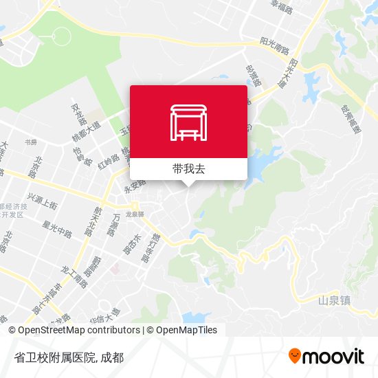 省卫校附属医院地图