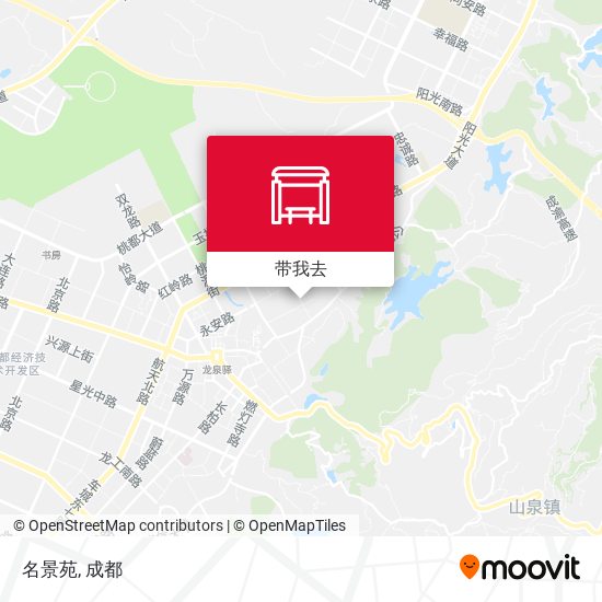 名景苑地图