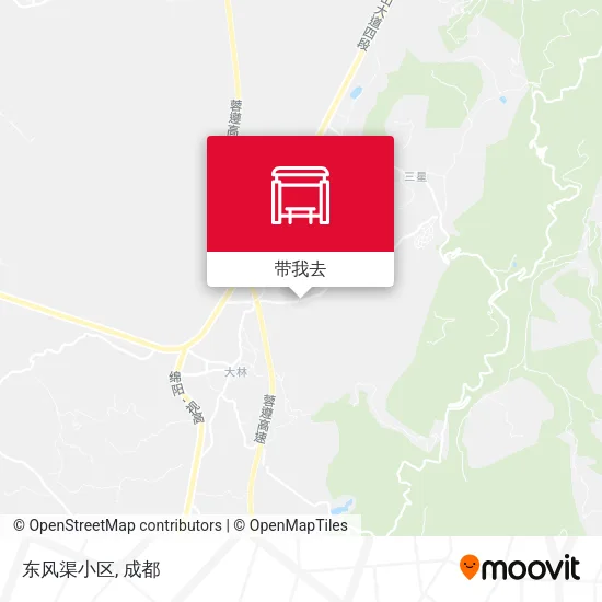 东风渠小区地图