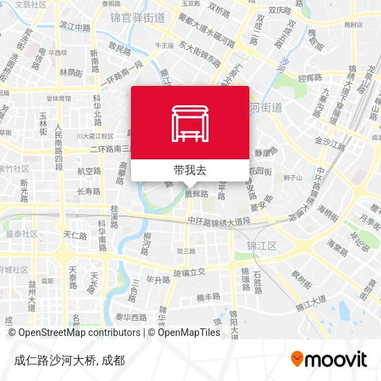 成仁路沙河大桥地图