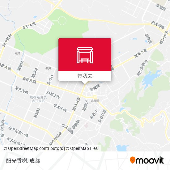 阳光香榭地图
