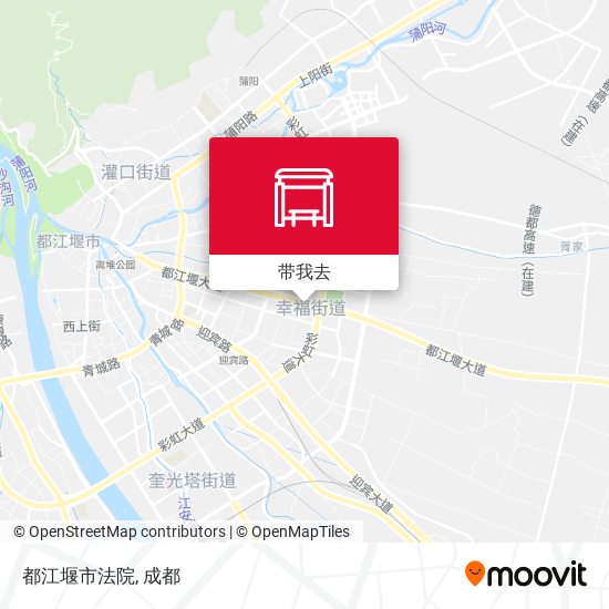 都江堰市法院地图