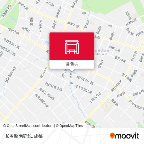 长春路南延线地图