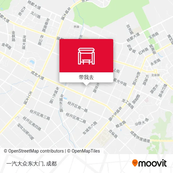 一汽大众东大门地图