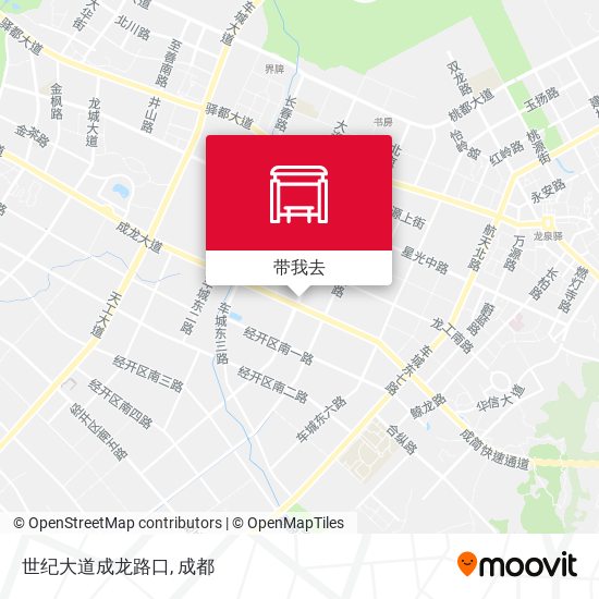 世纪大道成龙路口地图