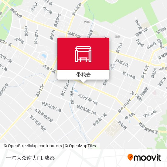 一汽大众南大门地图