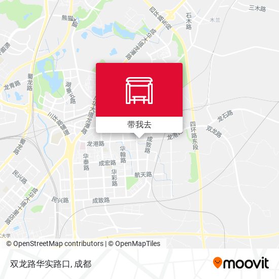 双龙路华实路口地图