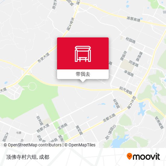 顶佛寺村六组地图