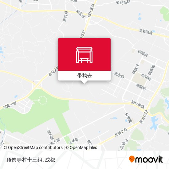 顶佛寺村十三组地图
