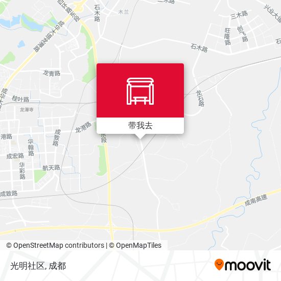 光明社区地图