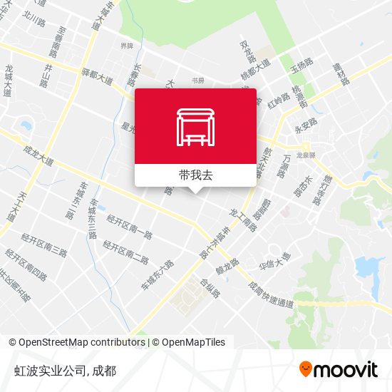 虹波实业公司地图