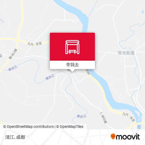 清江地图