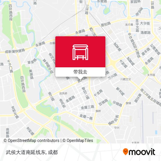 武侯大道南延线东地图