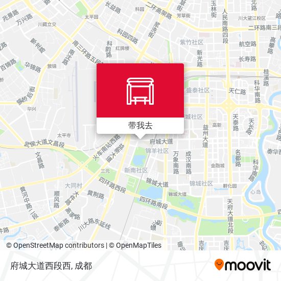 府城大道西段西地图