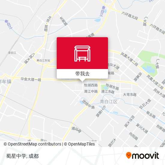 蜀星中学地图
