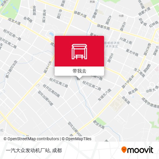 一汽大众发动机厂站地图