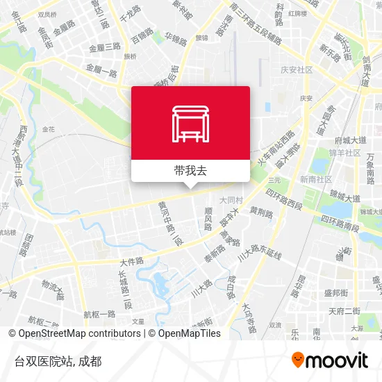 台双医院站地图