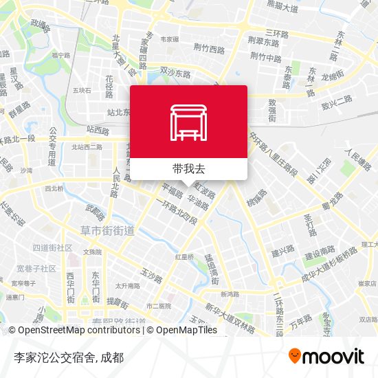 李家沱公交宿舍地图