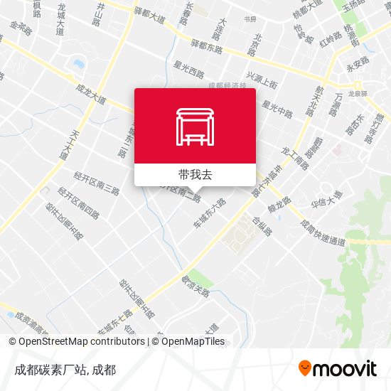 成都碳素厂站地图