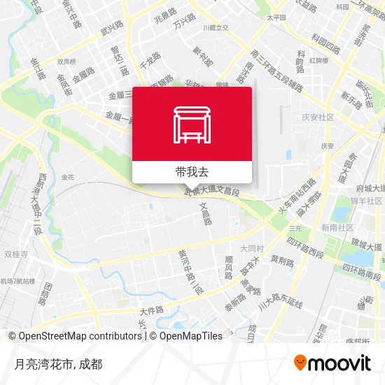 月亮湾花市地图