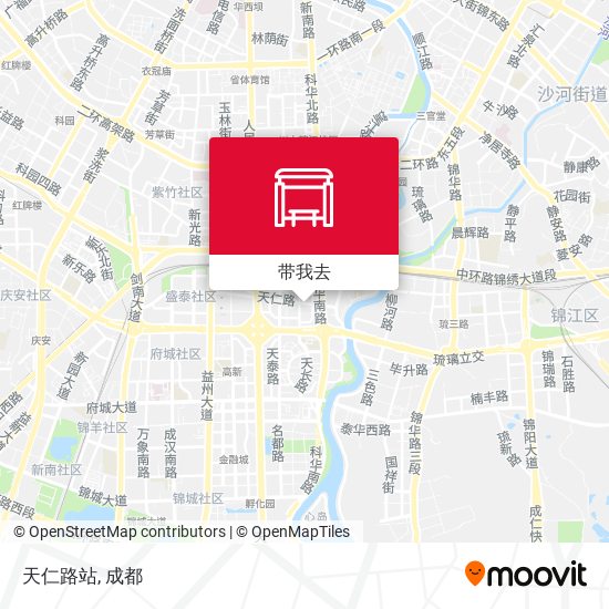 天仁路站地图