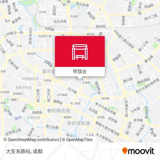 大安东路站地图