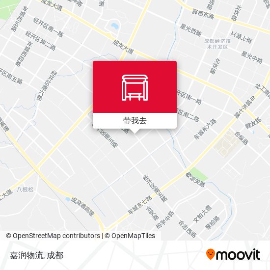嘉润物流地图