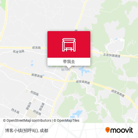 博客小镇(招呼站)地图