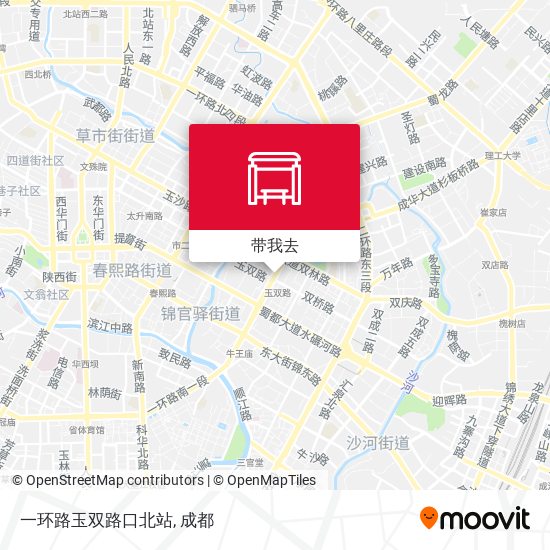 一环路玉双路口北站地图