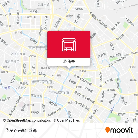 华星路南站地图