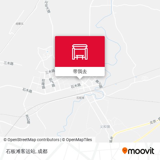 石板滩客运站地图