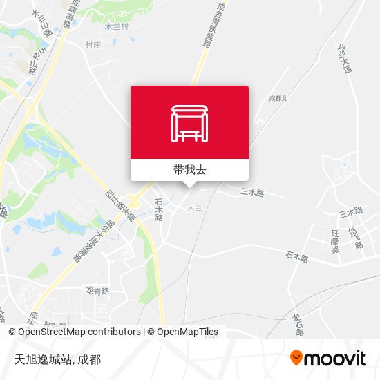 天旭逸城站地图