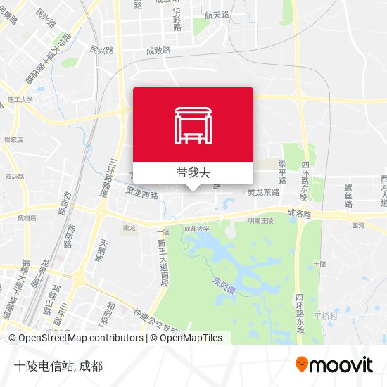 十陵电信站地图