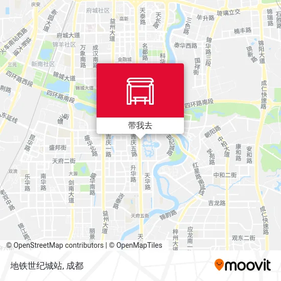 地铁世纪城站地图