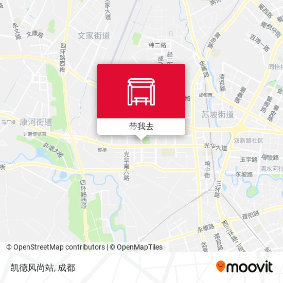 凯德风尚站地图