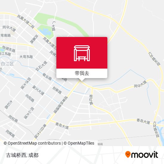 古城桥西地图