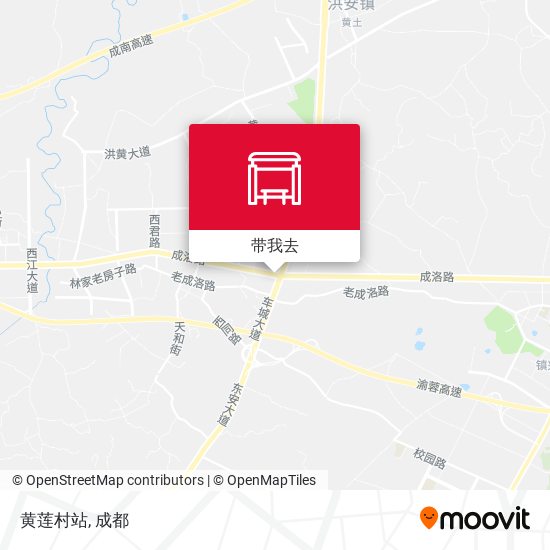 黄莲村站地图
