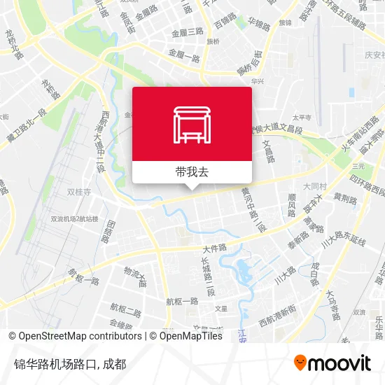 锦华路机场路口地图