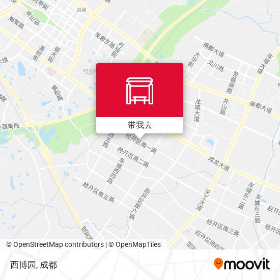 西博园地图
