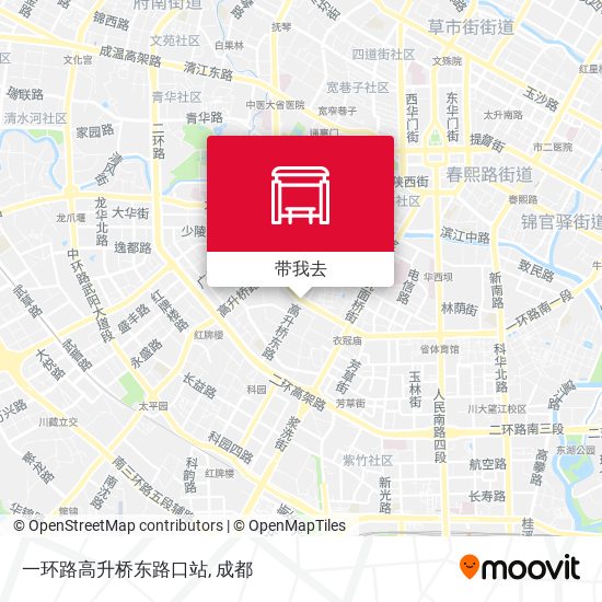 一环路高升桥东路口站地图