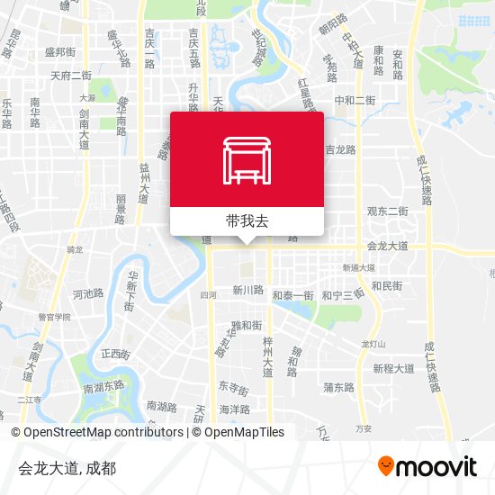 会龙大道地图