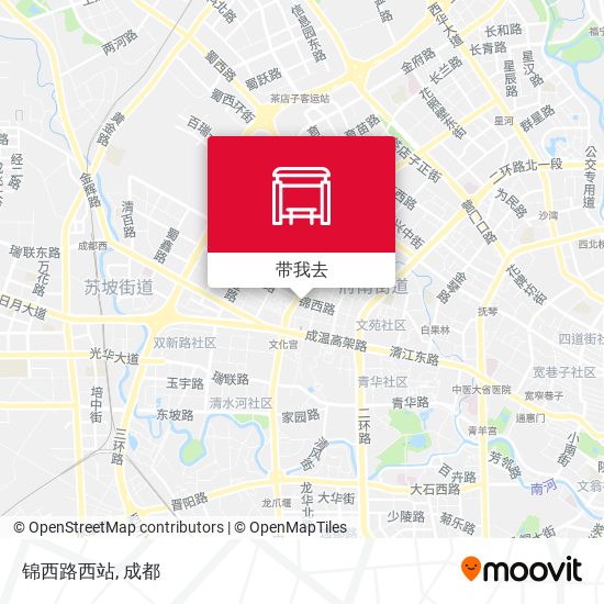 锦西路西站地图