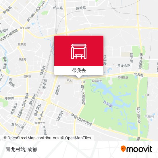 青龙村站地图